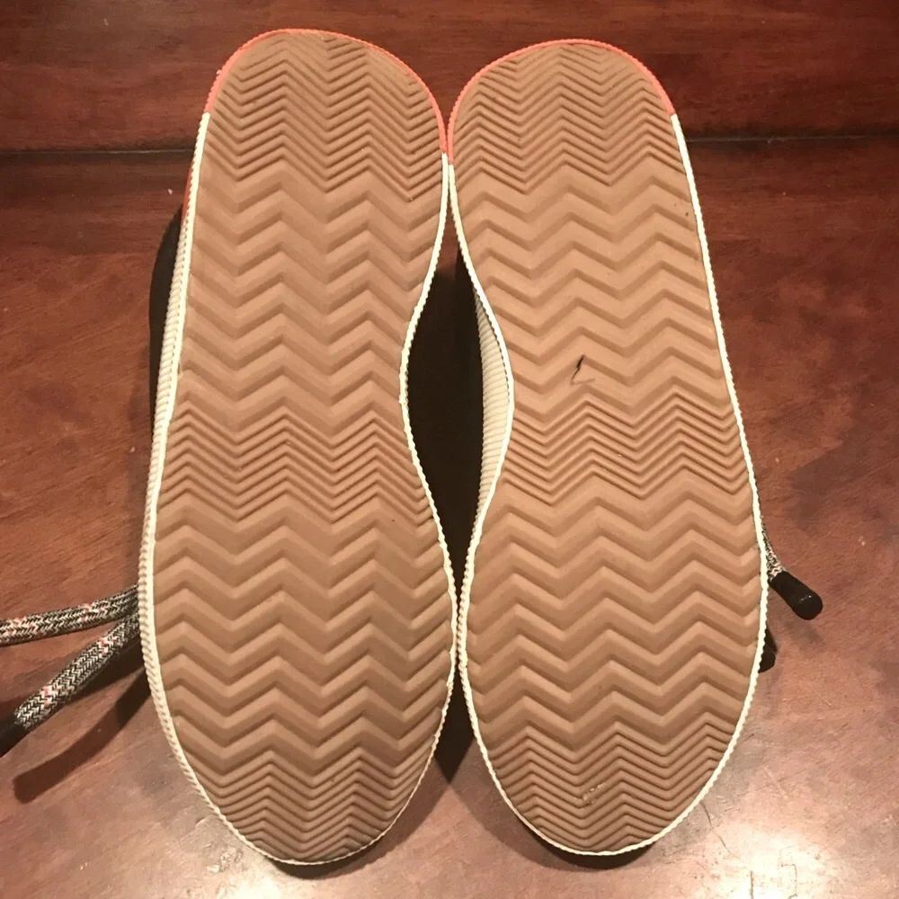 Sorel Out N About Street Sneaker Black White Orange 4277-010 Women’s Size 9 - Picture 14 of 15